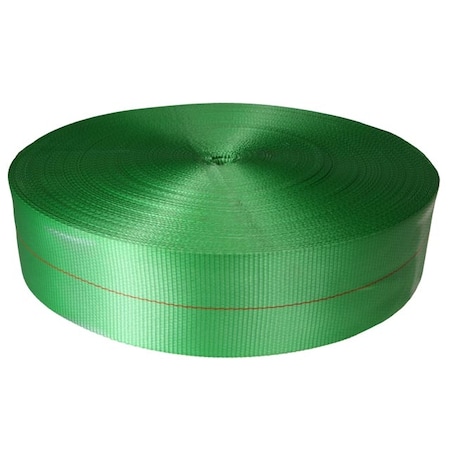 Us Cargo Control 4" x 300' 20K Polyester Cargo Webbing - Green NS-WEB420000GRN